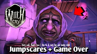 Witch Cry Jumpscares + Game Over Scene