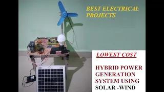 Hybrid Solar-Wind Power Generation System ( Learn Electrical Project)