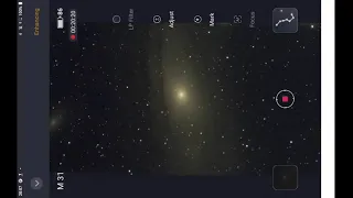 M31 Andromeda Galaxy - Seestar S50 x20 Speed - Rooster Inn Observatory - 2 October 2023