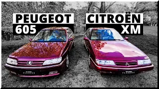 Citroen XM vs Peugeot 605 - lux-bagietka na dwa smaki