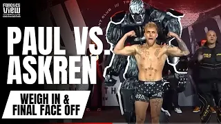 Jake Paul Imitates Conor McGregor in FIREY WEIGH IN & FACE OFF | Jake Paul vs. Ben Askren