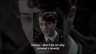 imany - don't be so shy (filatov and karas remix) [slowed + reverb]