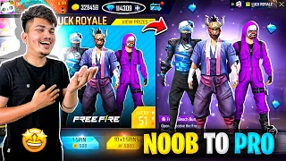 Free Fire Noob To Pro Max In 6,000Diamonds😍💎I Got All Rare Bundles And Gun Skins -Garena Free Fire