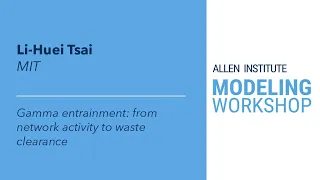 Allen Institute Modeling Workshop | Li-Huei Tsai