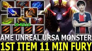 AME | Ursa | Epic Monster Carry 1st Item 11 Min Battlefury | Dota 2 | Pro Gameplay | Highlights