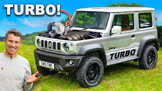 Dirigi um Jimny com £40.000 em modificações!