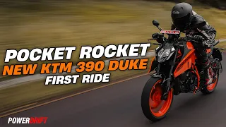 As manic as ever! | 2024 KTM Duke 390 First Ride | PowerDrift