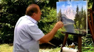 Mountain River - Learn How To Paint A Mountain Lake Scene In Oil - Step By Step Tutorial