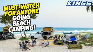 ESSENTIAL BEACH CAMPING TIPS AND TRICKS! How to camp better and more comfortably on the beach!