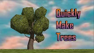 Blender 2.9: How to Quickly Make Low Poly Trees.