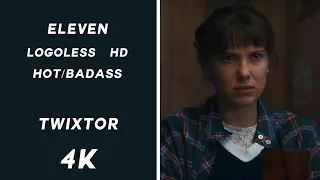 Eleven (stranger things s3-4) twixtor scene pack | 4k | Hot/badass |