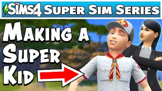 Getting all Sims 4 Childhood Bonus Traits: Super Sim Let's Play Part 3