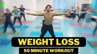 50 Minute Workout | Full Body Weight Loss Video | Zumba Fitness With Unique Beats | Vivek Sir