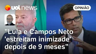 Lula recebe Campos Neto pela 1ª vez; Josias: 'Com atraso de 9 meses, mas estreitando inimizade'