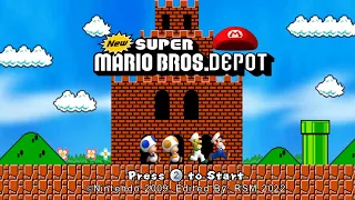 DEPOT New Super Mario Bros Full Walkthrough 100%