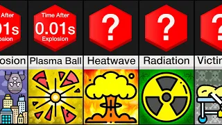 Comparison: After A Nuclear Explosion In A City