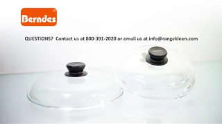 Domed Glass Lid Knob Assembly