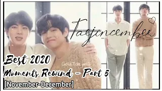 Taejin 뷔진 진뷔 Best 2020 Moments Part 5 Nov - Taejincember [hug, real love, subtle touches, kiss]