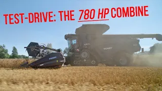 Fendt IDEAL 10T combine Test-Drive (17,100 litre grain tank and no steering wheel)