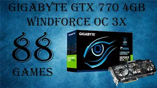 Дурь из 2013 года! Gigabyte GTX 770 4GB в 88 играх, в 2022 году!