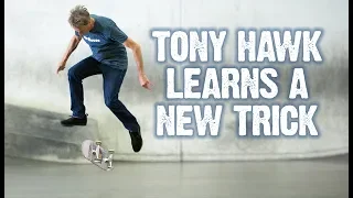 Tony Hawk Learns A New Street Trick with Donovan Strain