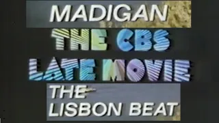 The CBS Late Movie - Madigan - "The Lisbon Beat" - KDFW-TV (Complete Broadcast, 3/21/1979) 📺