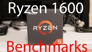 Ryzen 5 1600 Benchmarks - Cinebench, CPU-Z, Blender