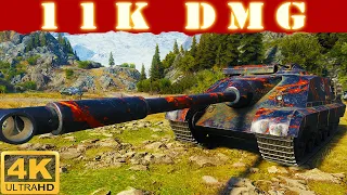 ✔️ AMX 50 Foch 155 WoT ◼️ 11K Damage ◼️ WoT Replays gameplay