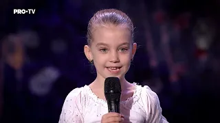 Românii au talent | La doar 6 ani, Melisa Dedu a impresionat cu momentul ei de dans contemporan