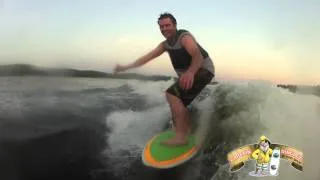 Wakesurf Transfer with the NSS on the Nautique G23