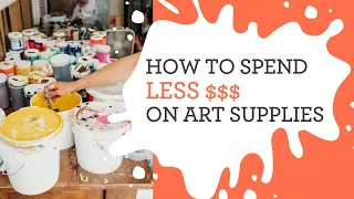 How to spend LESS on art supplies | Jodie King Art