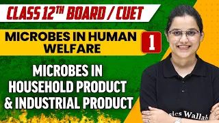 Microbes in Human Welfare 01| Microbes in Household Product & Industrial Product | Class 12th/CUET