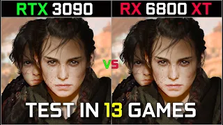 RTX 3090 vs RX 6800 XT | Test in 13 Games at 2160p 4K | How Big Is The Difference? | 2023