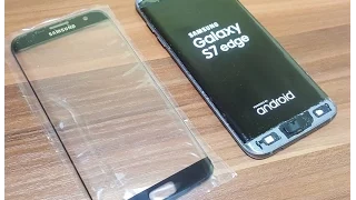 🔧Galaxy S7 Edge Glass Only Replacement - 100% home solution (success)💪