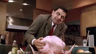 Preparing The Festive Turkey! | Mr Bean: The Movie | Funny Clips | Mr Bean Official