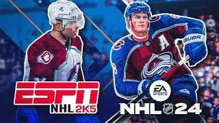 OLD VS NEW: NHL VIDEO GAMES *NHL 2K5 vs. NHL 24*
