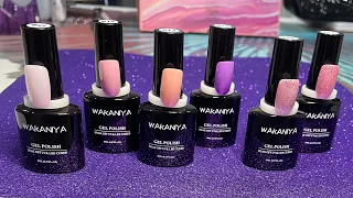 Wakaniya Gel Polish Kit from Amazon l swatch and review l Canadian Nail Tech Edition