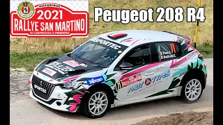 PEUGEOT 208 RALLY 4 at 2021 Rallye San Martino