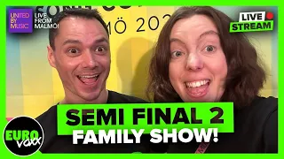 EUROVISION 2024: SEMI FINAL 2 - FAMILY SHOW (REACTION) // LIVESTREAM