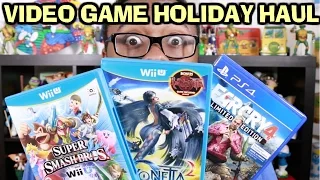 VIDEO GAME HOLIDAY HAUL! Smash, Skylanders and... ??? : Black Nerd