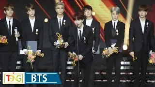 BTS "We'd like to attribute this glory to all Armies" (Korea Entertainment Awards, 방탄소년단, 문화훈장)