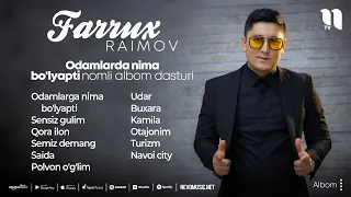 Farrux Raimov - Odamlarda nima bo'lyapti nomli albom dasturi