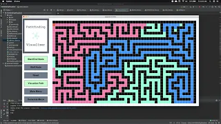 Python Pathfinding Visualizer - Maze Generation