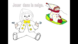 JOUER DANS LA NEIGE Pour les tout-petits "VOIS TU COMME J'ECOUTE ?" www.sabinemusic-enfants.com