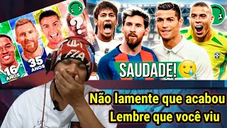 ♫ ERAS DO FUTEBOL QUE DEIXARAM SAUDADE ♫ UM CRAQUE POR IDADE: DE 16 a 41 ANOS! | REACT FutParódias