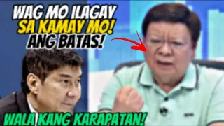 Raffy Tulfo b!nas4g ni Marcoleta! wag mo ilagay sa kamay mo Ang mga Batas Wala kang karapatan!