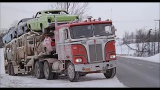 Kenworth K-100 in chase