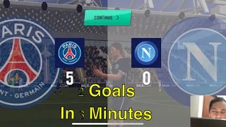 PSG vs Napoli | 5:0 | UEFA Champion League | Soccer Manager