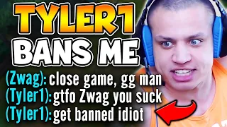 Tyler1 BANNED me from his chat after this game... this is how we got there