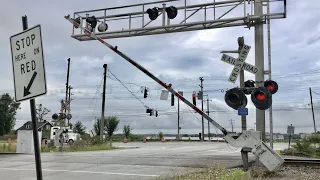 Truck Hits RR Crossing Gate, Messes It Up & Train Speeds Checked By Radar! RR Shoo-Fly Update New RR